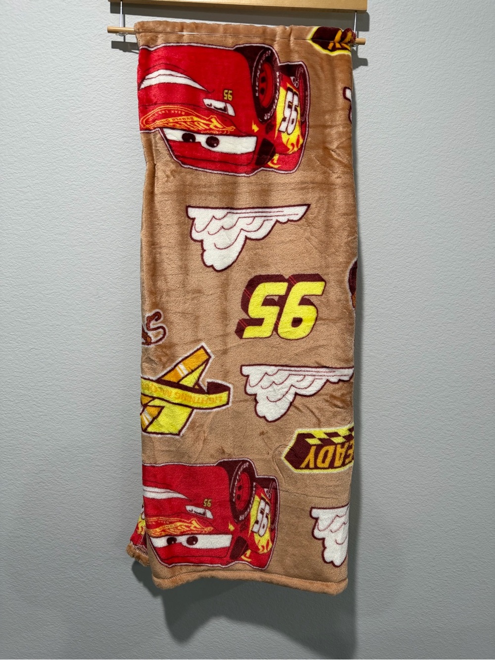 Pixar Cars Plush Throw Blanket